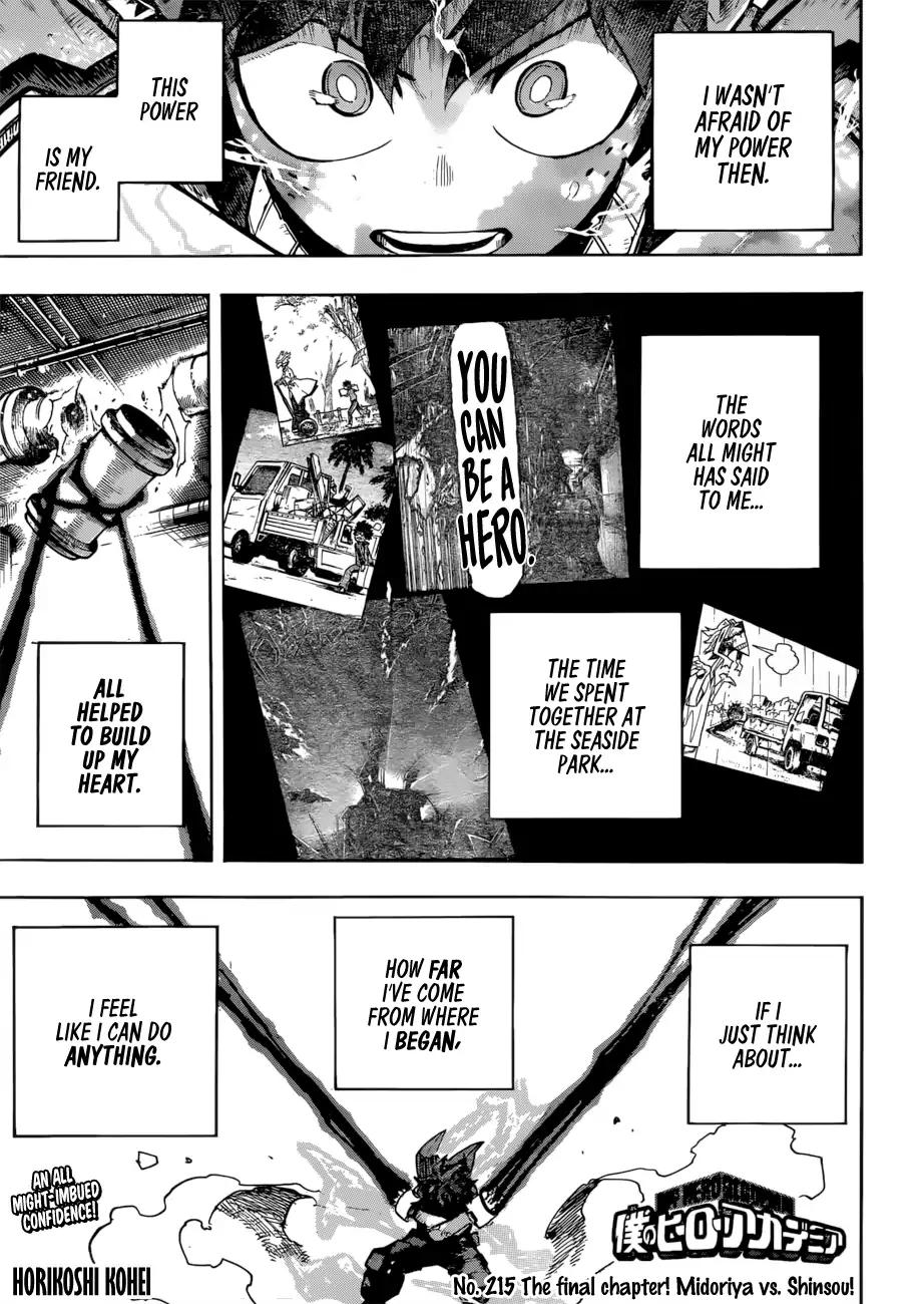 Boku no Hero Academia Chapter 215 1